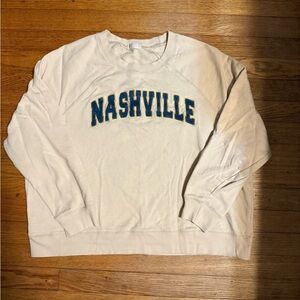 White altar’d state Nashville Sweatshirt